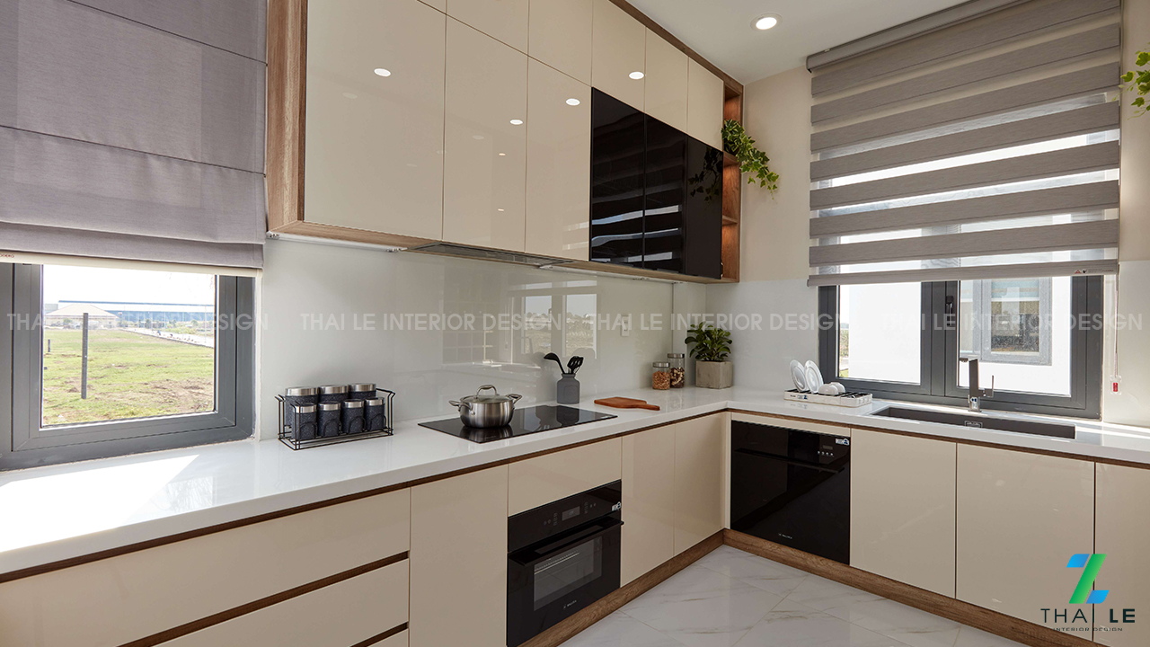 Thi công nội thất nhà phố The Sol City Long An - 300m2